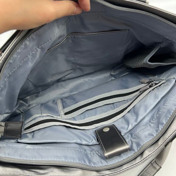 IHKWIP Cargo Catchall Tote with Two Crossbody Straps Gray Color - Picture 6 of 12